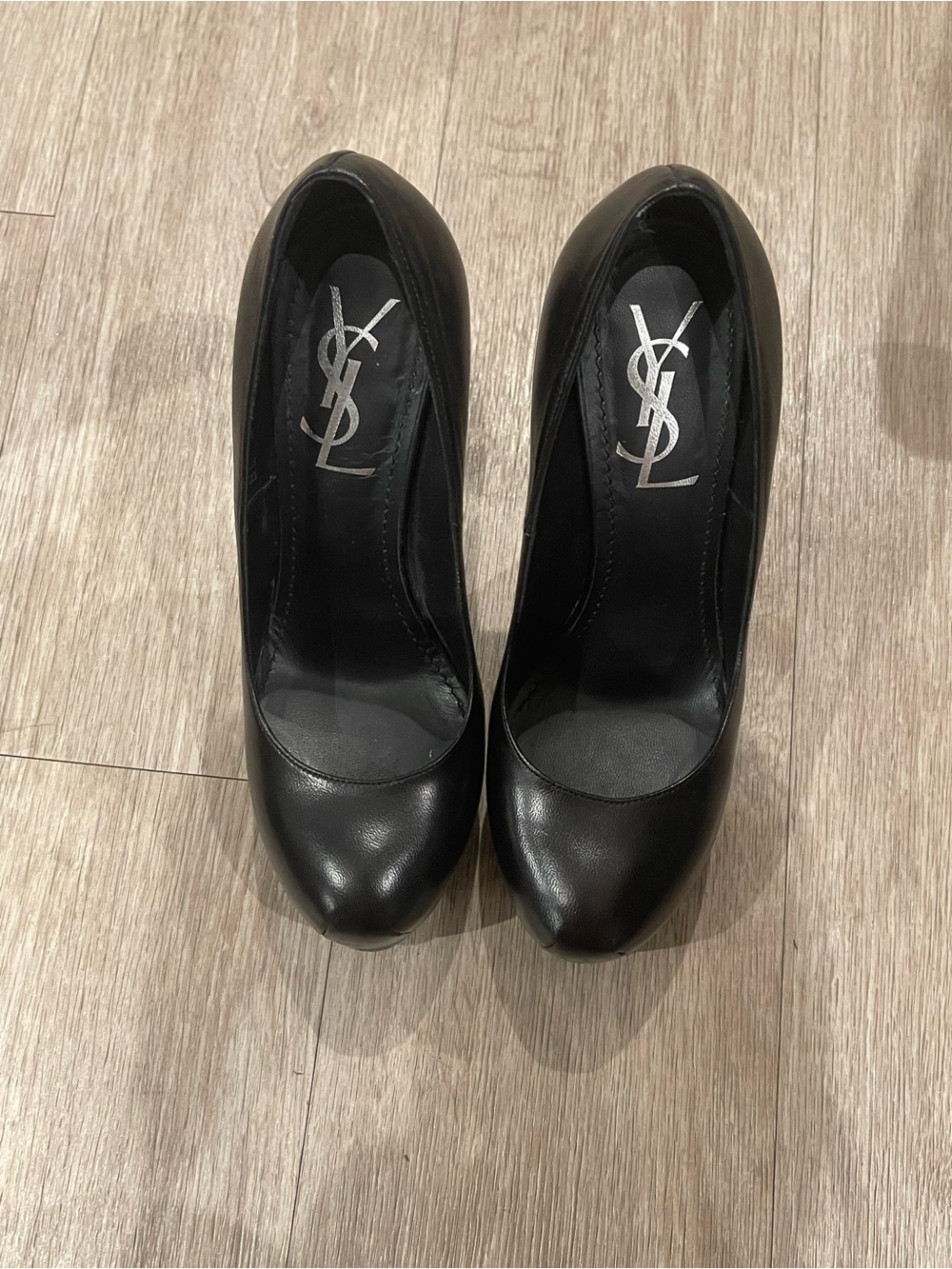 YSL Tribtoo Black Leather Platform Pumps โ Size 36 - Picture 5 of 8